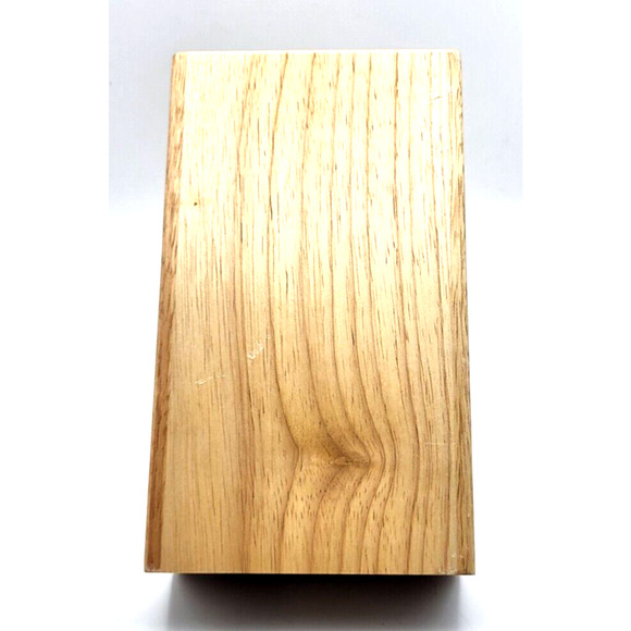 JA HENCKELS Wood Knife Block 14 Slot Kitchen Block Only 8.5x9.5x5.5" - Picture 7 of 11